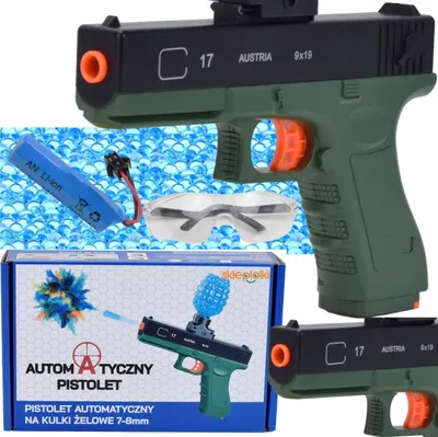 Immagine prodotto di Set di pistole automatiche per palline di gel d'acqua per bambini a partire dai 14 anni - giocattolo sicuro per gare entusiasmanti