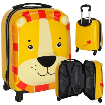 Produktbild von Reisekoffer für Kinder, Handgepäck mit Rollen, Bär