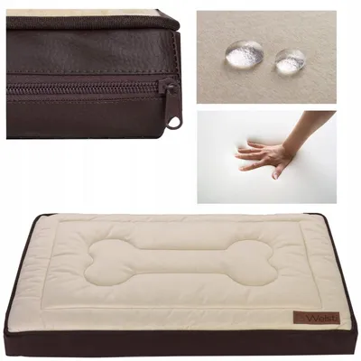 Produktbild von Welsti Orthopädisches Hundebett Memory Foam 150x100 cm Beige