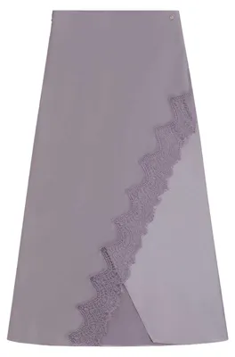 Produktbild von Boss - Langer Rock für Damen, Satin GT22661 (40 DE) (Violett)