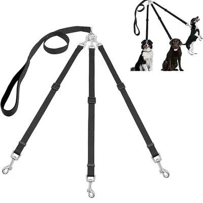 Produktbild von Hundeleine Leine, 3-in-1 Hundeleine, Hund Kette Leine