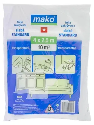 Obrázek produktu pro fólie zakrývací 4x 2,5m, 7µm