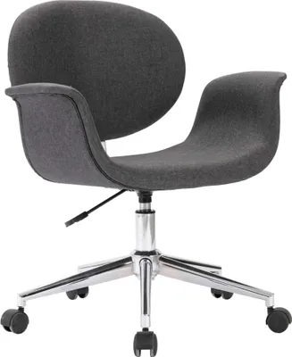 Obrázok produktu pre vidaXL Jedálenská stolička Swivel Grey Fabric
