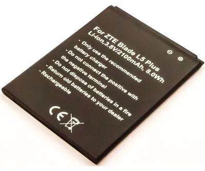 Produktbild von Akku für Zte Li3821T43P3H745741 Li-Ion 3,8 Volt 2100 mAh schwarz.