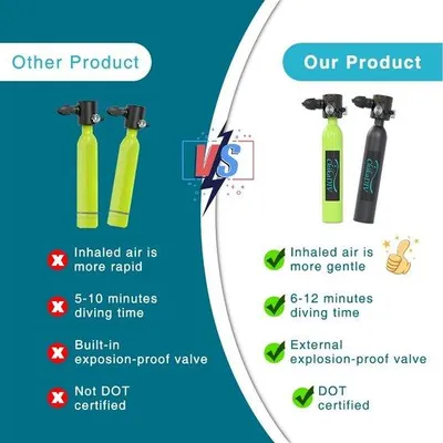 Obrázek produktu pro Malá kyslíková láhev pro potápění