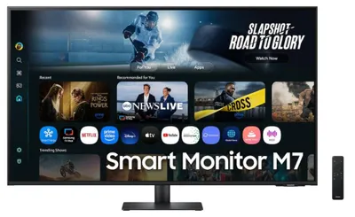 Produktbild von Samsung M70F, 109,2 cm (43"), 3840 x 2160 Pixel, 4K Ultra HD, LCD, 4 ms, Schwarz