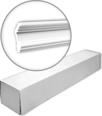 Produktbild von Profhome 150121 Eckleisten 1 Karton SET mit 12 Zierleisten | 24 m