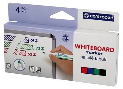 Produktbild von Sada popisovačov na tabule Centropen 8559/4S