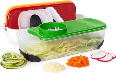 Produktbild von OXO – Good Grips - Spiralize Grate & Slice Set - Schneide- und Reibeset