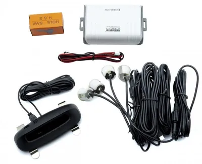 Immagine prodotto di EINPARTS EPP5300 18,5 BIANCO Sensore di parcheggio posteriore 4 sensori 40 kHz Portata 1,5 m