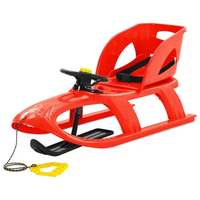 Produktbild von Schlitten mit Sitz und Lenkrad Rot 102,5x40x23 cm Polypropylen