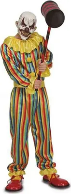 Image de Maman Scherz Clown Costume Multicolore M-L Multicolore M-L