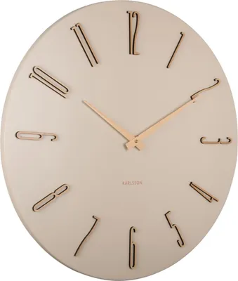 Obrázek produktu pro Karlsson – Nástěnné hodiny Esmerado Large – Off White – 60 x 60 x 60 cm