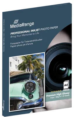 Zdjęcie produktu dla Błyszczący papier fotograficzny A4, 180 g/m², 50 arkuszy
