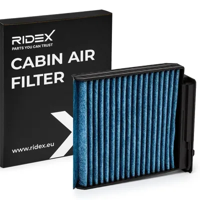 Produktbild von RIDEX 424I0514 Aktivkohle Innenraumfilter Pollenfilter für RENAULT Clio III Schrägheck (BR0/1, CR0/1) TWINGO II (CN0) CLIO II (BB0/1/2, CB0/1/2)