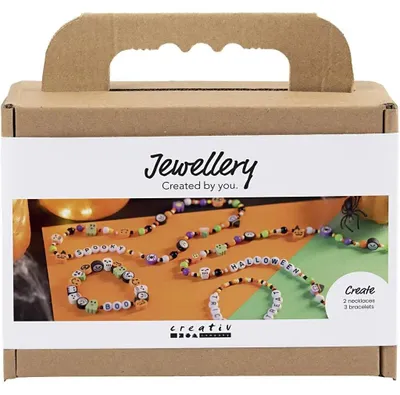 Produktbild von Creativ Company Schmuck Bastelset Halloween Perlen und Armbänder