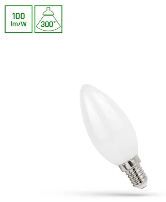 Immagine prodotto di LED E14 1W 230V AC Bianco caldo FILAMENTO COG 100 Lumen 300°
