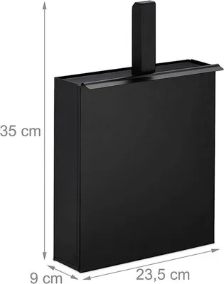 Produktbild von Schiebeschaufel mit Auffangbehälter schwarz für Kamin und Grill