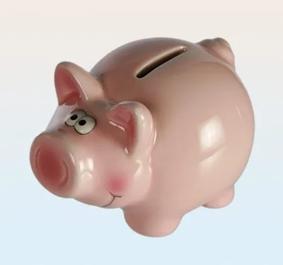 Produktbild von Keramik Sparschweinchen mit Schloß