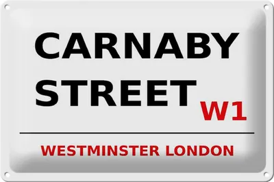 Produktbild von Blechschild London 30x20cm Westminster Carnaby Street W1