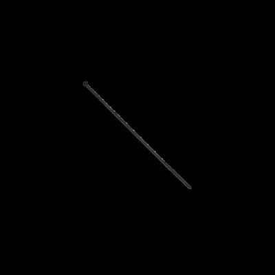 Obrázok produktu pre Káblové pásky, čierna farba, odolné voči UV žiareniu, šírka 3,6 mm, dĺžka 300 mm, 100 kusov.