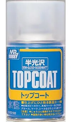 Produktbild von Mr Hobby - Gunze B-502 - Mr. Top Coat Semi-Gloss Spray (86 ml) - Neu