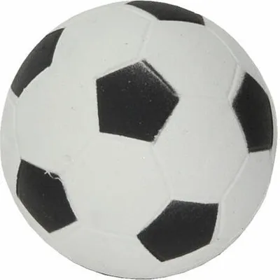 Produktbild von Hundespielzeug Moosgummiball Fußball  6 cm