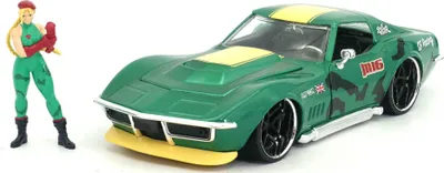Produktbild von CHEVROLET Corvette Stingray 1969 mit Figurine CAMMY, JAD30837, Maßstab1/24, JADA TOYS