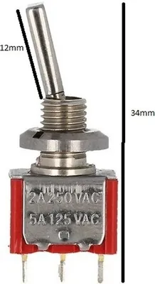 Produktbild von FrSky 3-Wege Positions Schalter kurz für Taranis X9D und QX7