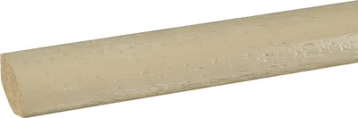 Produktbild von Viertelstableiste Fußleiste 14 x 14 x 2000 mm Beige zum Kleben, Clipsen, Schrauben & Nageln Massivholz Sockelleiste by PROVISTON 2 Meter | 1 Stück
