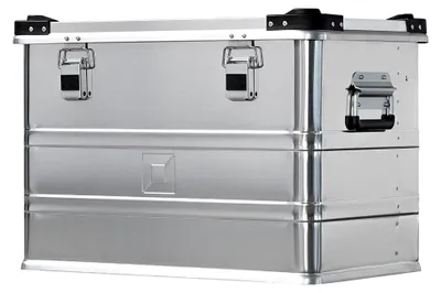 Produktbild von Stapelbare Aluminium-Transportkiste, Außenmaße ca. 592 x 388 x 409 mm