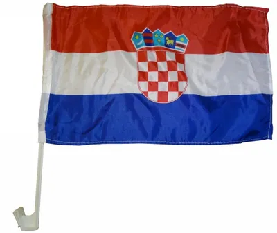 Produktbild von Autoflagge Kroatien 30 x 40 cm Auto Flagge Fahne Autofahne Fensterflagge Fanfahne