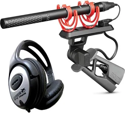 Produktbild von Rode NTG-5 KIT Richtmikrofon Set mit Kopfhörer