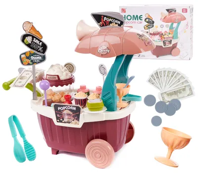 Obrázok produktu pre Aga Detský vozík s popcornom a sladkosťami