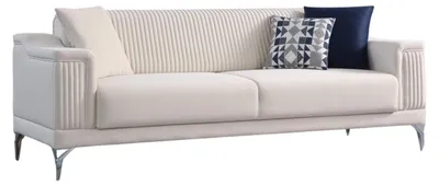 Produktbild von Villa Möbel Schlafsofa Santiago, 3-Sitzer Creme