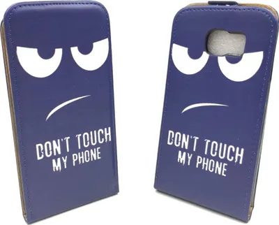 Produktbild von Handyhülle Tasche für Handy Samsung Galaxy S6 Dont Touch my Phone