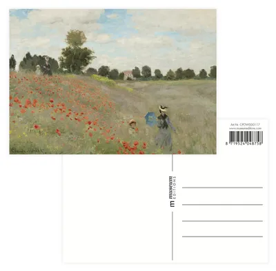 Productafbeelding van Museumwebshop – Postkaart, Claude Monet, Veldbloemveld