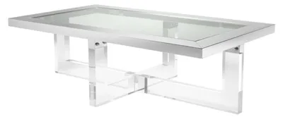 Zdjęcie produktu dla stolik kawowy Casa Padrino 140 x 80,5 x wys. 43 cm - designerski stolik do salonu