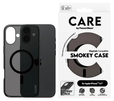 Image de Etui Care By Panzerglass Flagship Case Z Magsafe Na Iphone 16 Plus - Półprzezroczyste