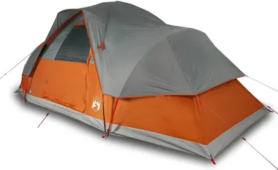 Immagine prodotto di Tenda Familiare a Cupola 9 Persone Arancione Impermeabile