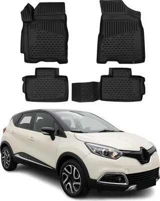 Immagine prodotto di 2013-2019 Renault Captur Tappetini TPE Nero 4 pz