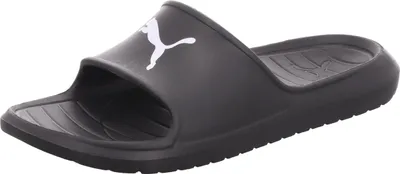 Produktbild von Puma Herren-Badepantolette Divecat v2 Lite Cat Schwarz-Weiß, Farbe:schwarz, UK Größe:13