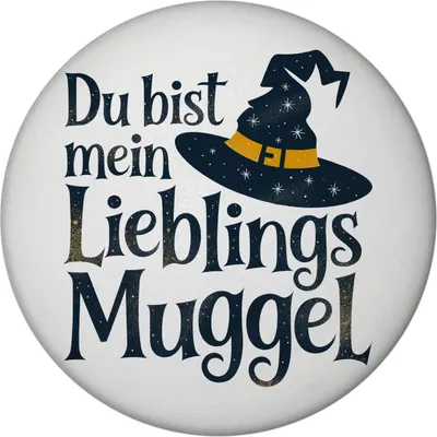 Produktbild von DU BIST MEIN LIEBLINGS MUGGEL Magnet mit Flaschenöffner rund