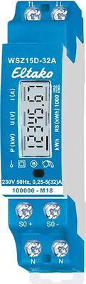 Produktbild von Eltako Wechselstromzähler MID, 32A WSZ15D-32A MID