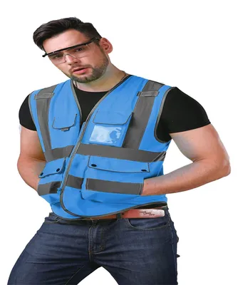 Productafbeelding van Reflecterend Veiligheidsvest met Pocket - Blauw