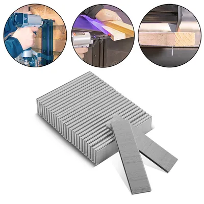 Image de STAHLWERK Agrafes type 90 (1,25 x 1,0 mm) de 32 mm de longueur en kit de 5000 pièces