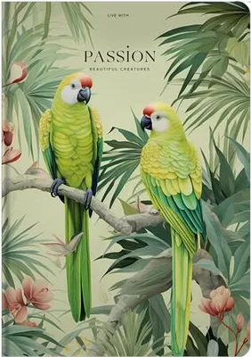 Obrázek produktu pro Zápisník "Live with Passion", A4, linkovaný, 80 listů, SHKOLYARYK A4-IC-080-7033L