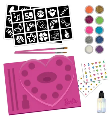 Zdjęcie produktu dla Lisciani Barbie My Glitter Tattoo, Wielobarwny, Dziecko, Dziewczyna, 5 lat(a), 6 lat(a), Wielo