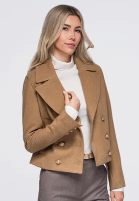 Produktbild von LARICA Blazer Damen Kurz Elegant OW-BL-E0008 camel M
