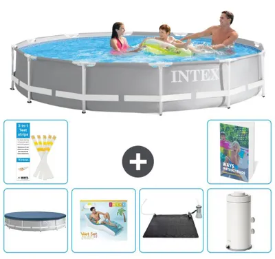 Produktbild von Prism Frame Pool Rund - 366x76 cm - 7-teilig  S70